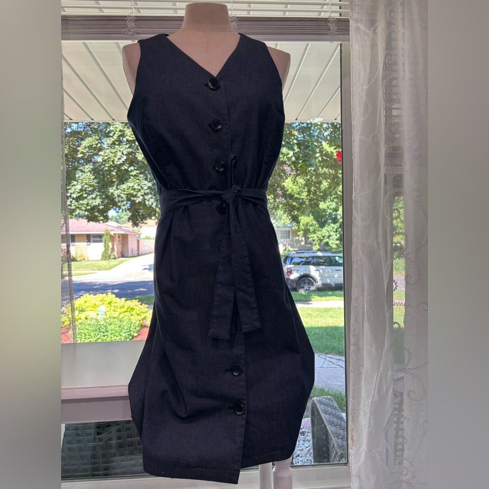 ✨ Liz Claiborne Denim Button Front Dress - Size 8